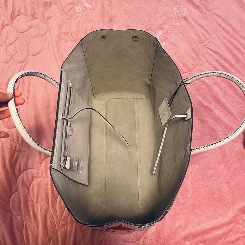 ANYA HINDMARCH Ebury Diamonds Featherweight Tote - Picture 8 of 16